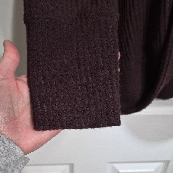 Maurices Women's Burgundy Cardigan Sweater Size XS - Picture 4 of 11